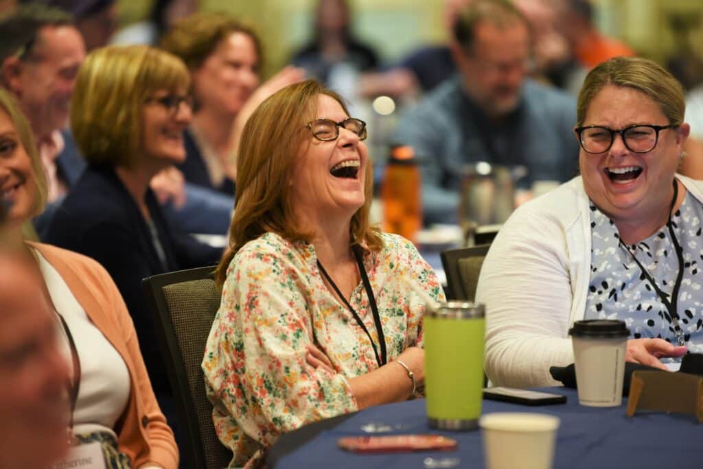 Kim Strobel Keynote Speech Audience laughing and engaged